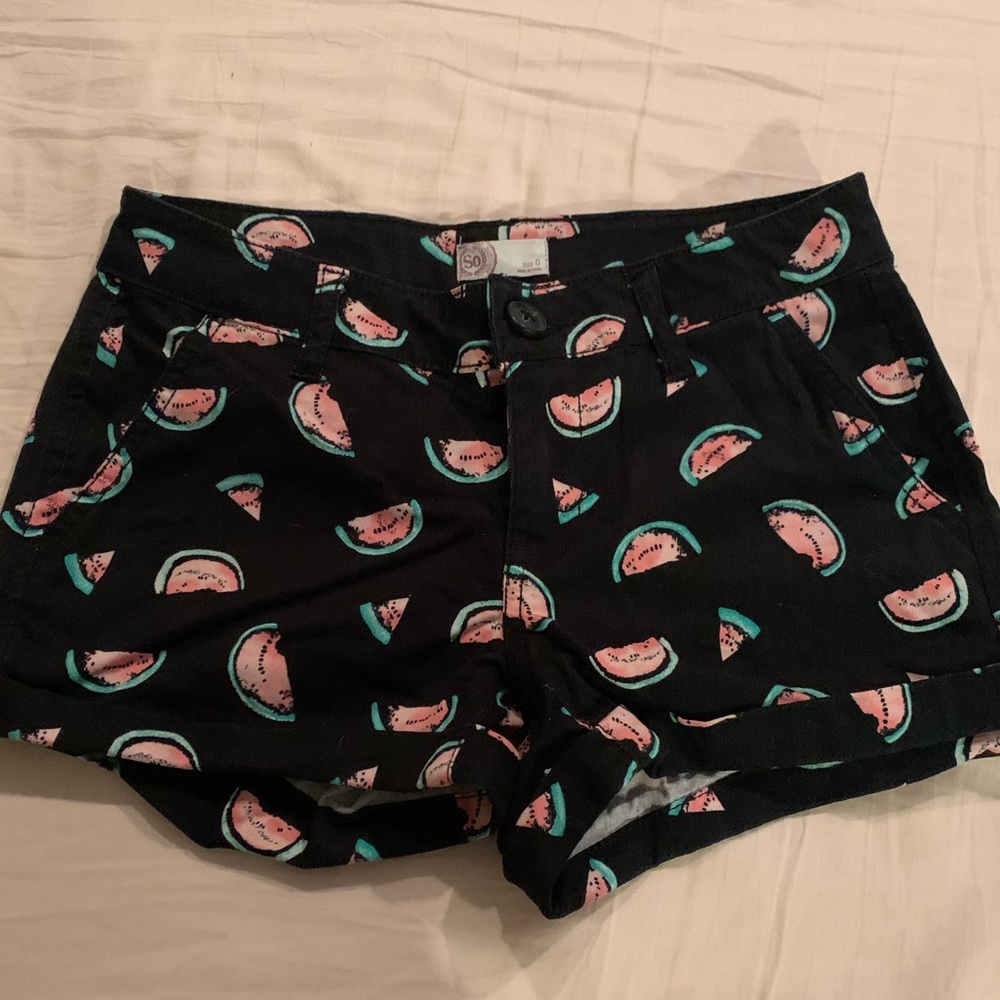 FREE with purchase SO watermelon shorts size 0